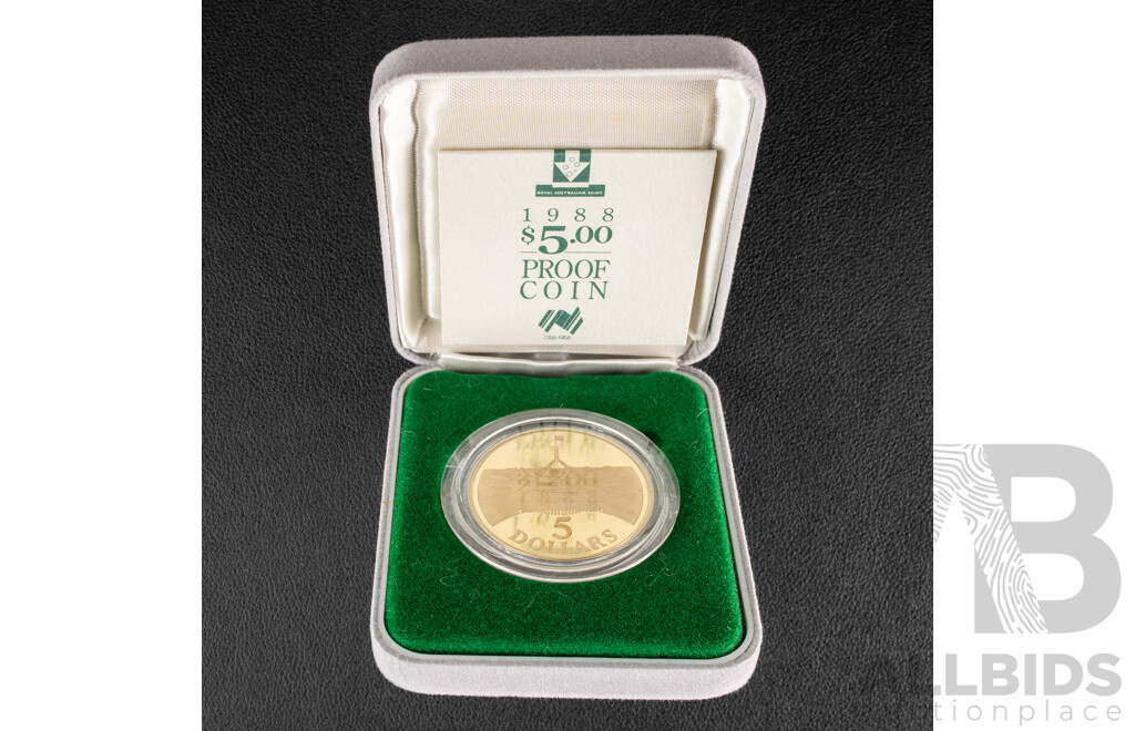 Australian 1988 Five Dollar coin, Bicentenial 