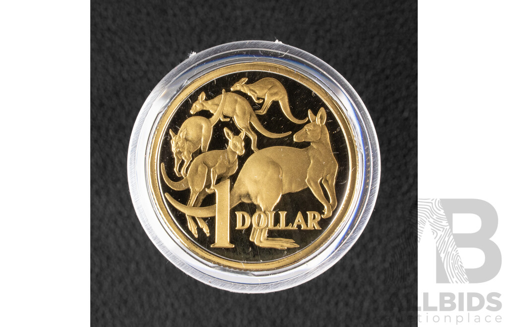 Australian RAM 1984 Proof One Dollar Coin, First Year Issue