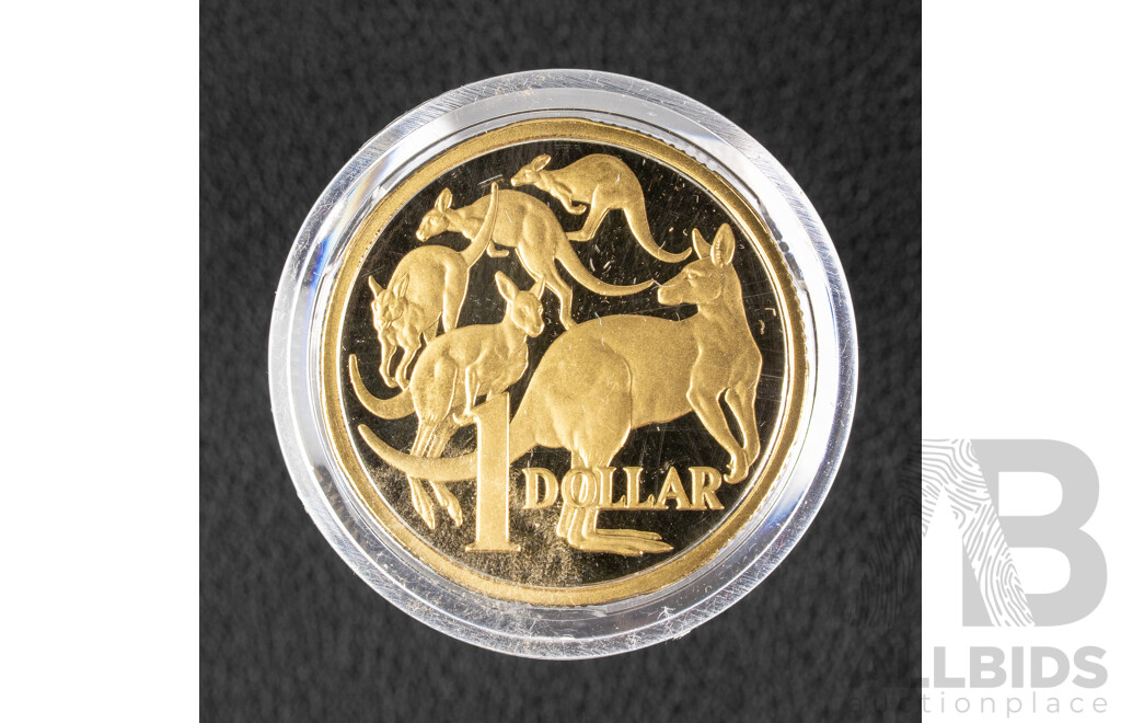 Australian RAM 1984 Proof One Dollar Coin, Year of First Issue