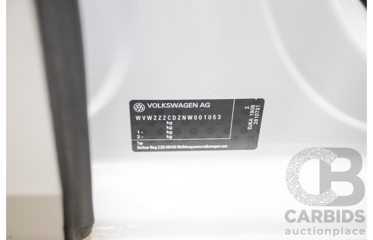 11/2021 Volkswagen Golf 110TSI R-Line MK8 MY22 5d Hatchback Pure White Turbo 1.4L