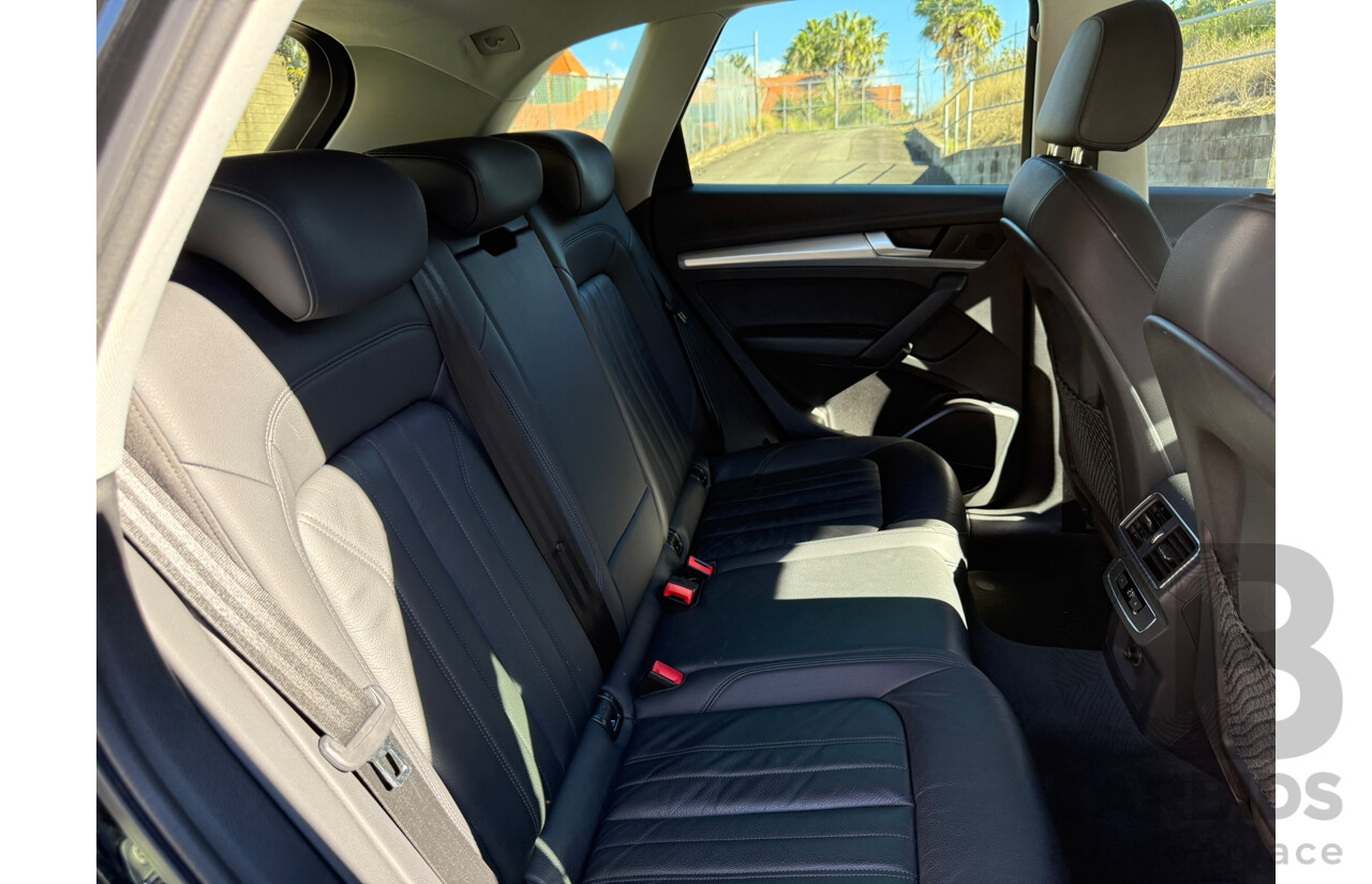 01/2019 Audi Q5 2.0 TDI QUATTRO DESIGN (AWD) FY MY18 4D Wagon Black Turbo Diesel 2.0L