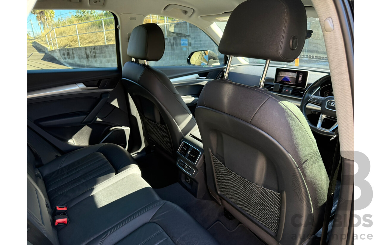 01/2019 Audi Q5 2.0 TDI QUATTRO DESIGN (AWD) FY MY18 4D Wagon Black Turbo Diesel 2.0L