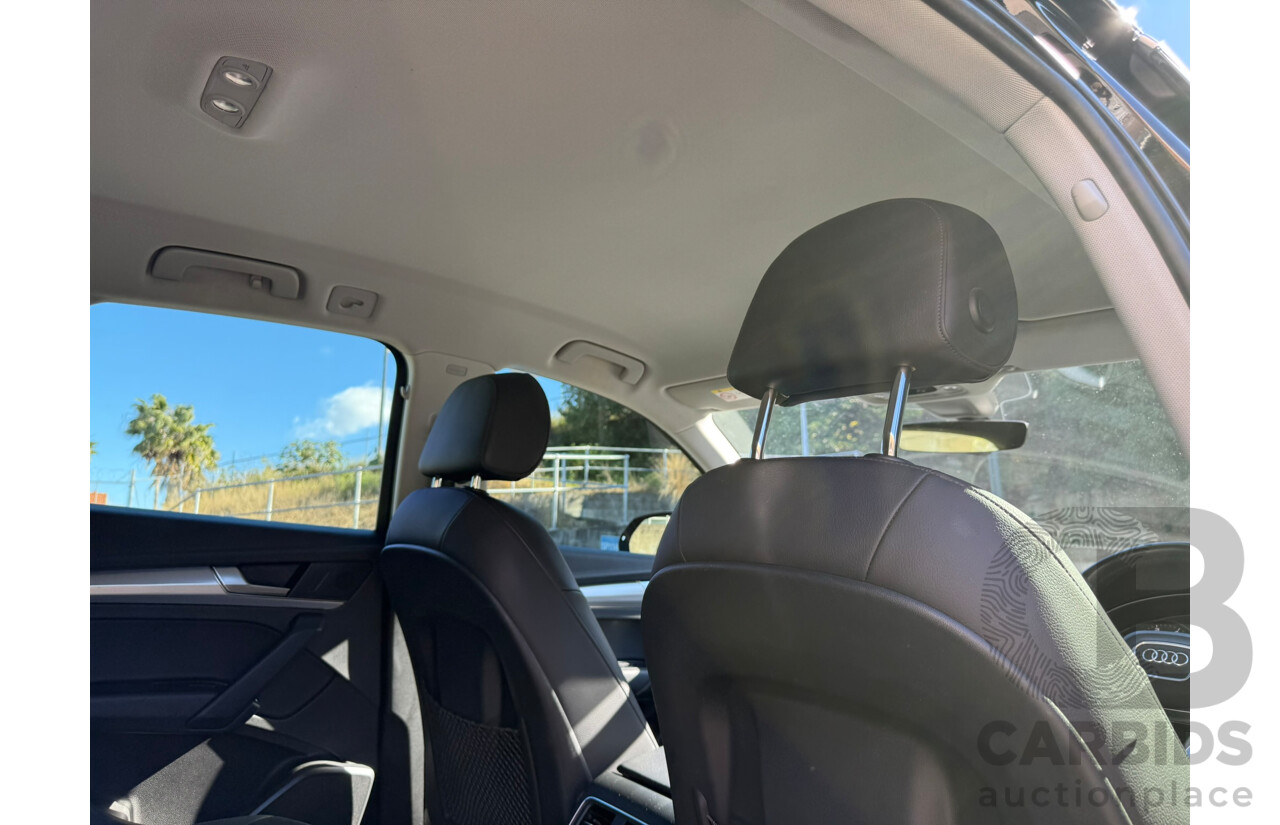 01/2019 Audi Q5 2.0 TDI QUATTRO DESIGN (AWD) FY MY18 4D Wagon Black Turbo Diesel 2.0L
