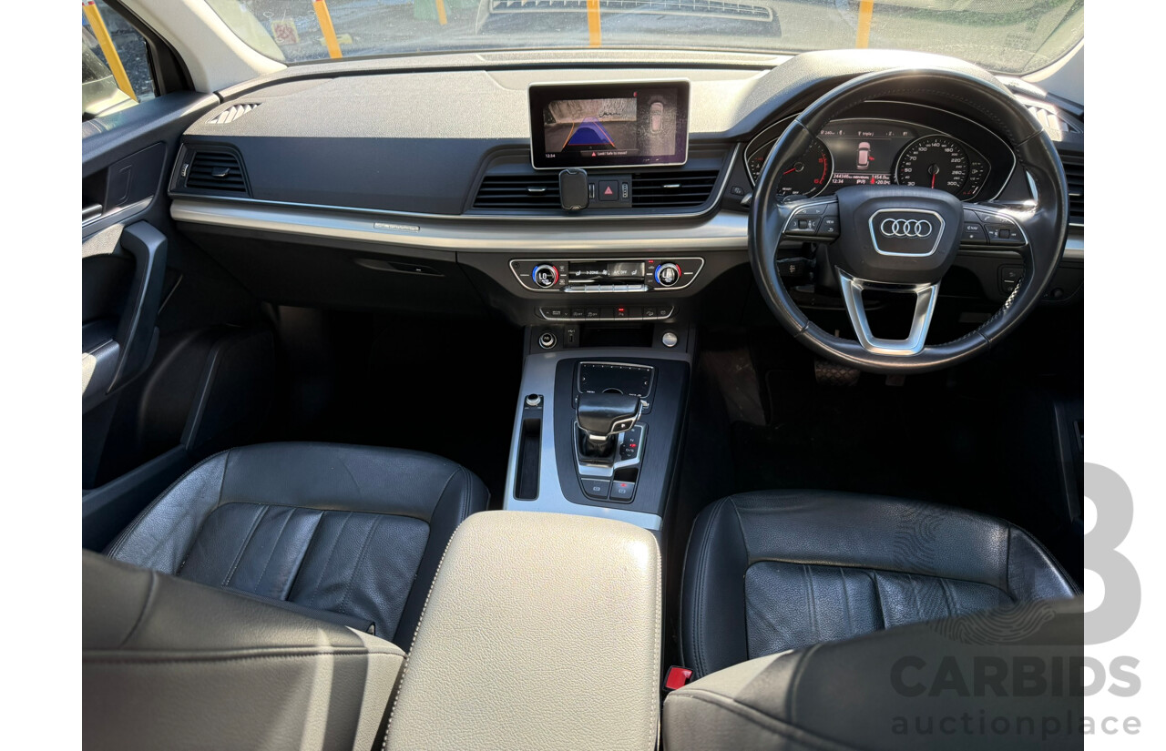 01/2019 Audi Q5 2.0 TDI QUATTRO DESIGN (AWD) FY MY18 4D Wagon Black Turbo Diesel 2.0L