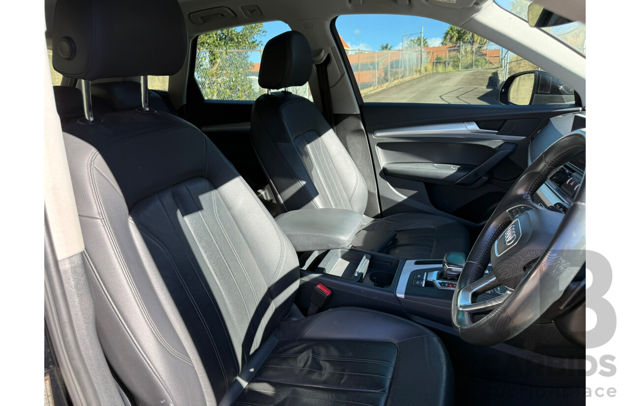 01/2019 Audi Q5 2.0 TDI QUATTRO DESIGN (AWD) FY MY18 4D Wagon Black Turbo Diesel 2.0L