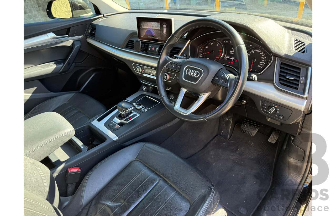 01/2019 Audi Q5 2.0 TDI QUATTRO DESIGN (AWD) FY MY18 4D Wagon Black Turbo Diesel 2.0L