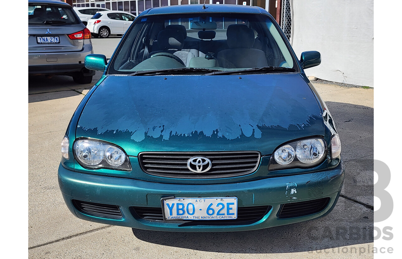 03/2001 Toyota Corolla Ascent SECA AE112R 5d Liftback Green 1.8L