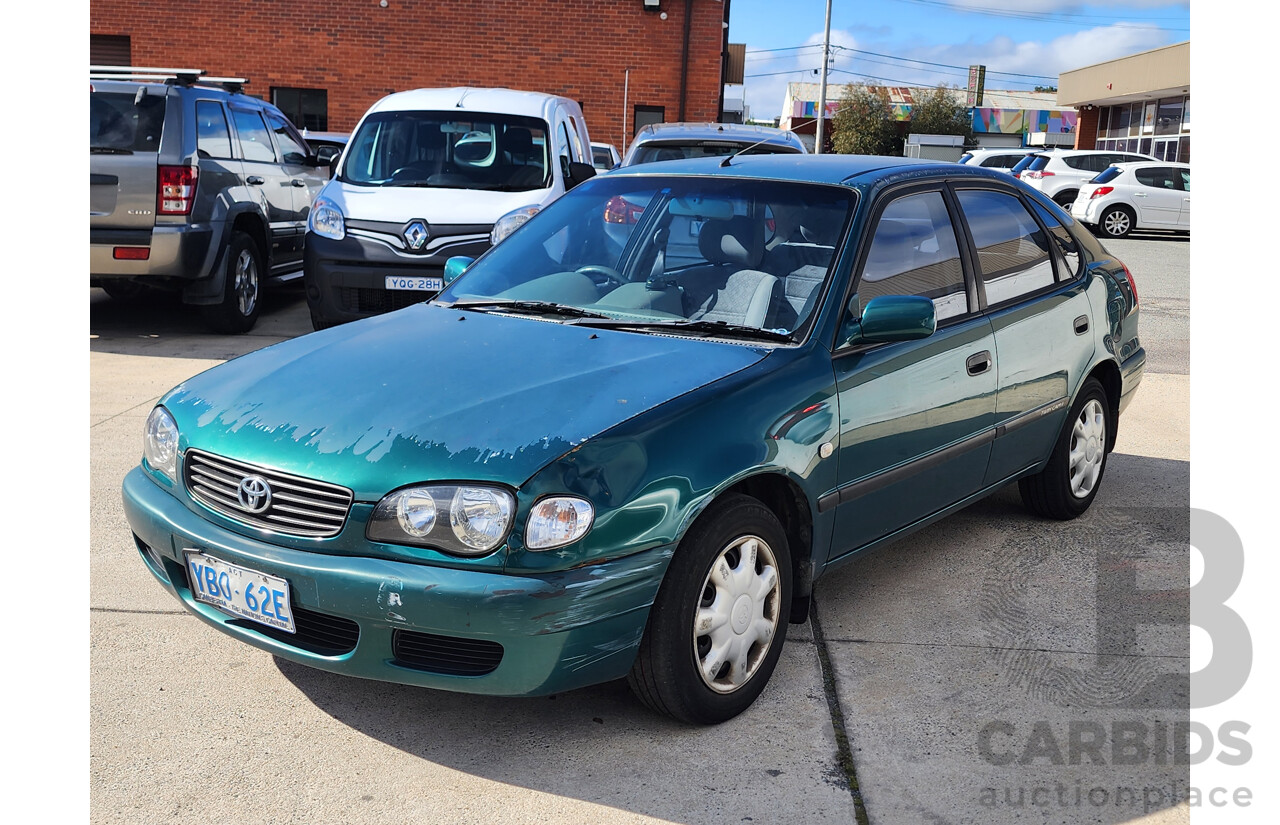 03/2001 Toyota Corolla Ascent SECA AE112R 5d Liftback Green 1.8L