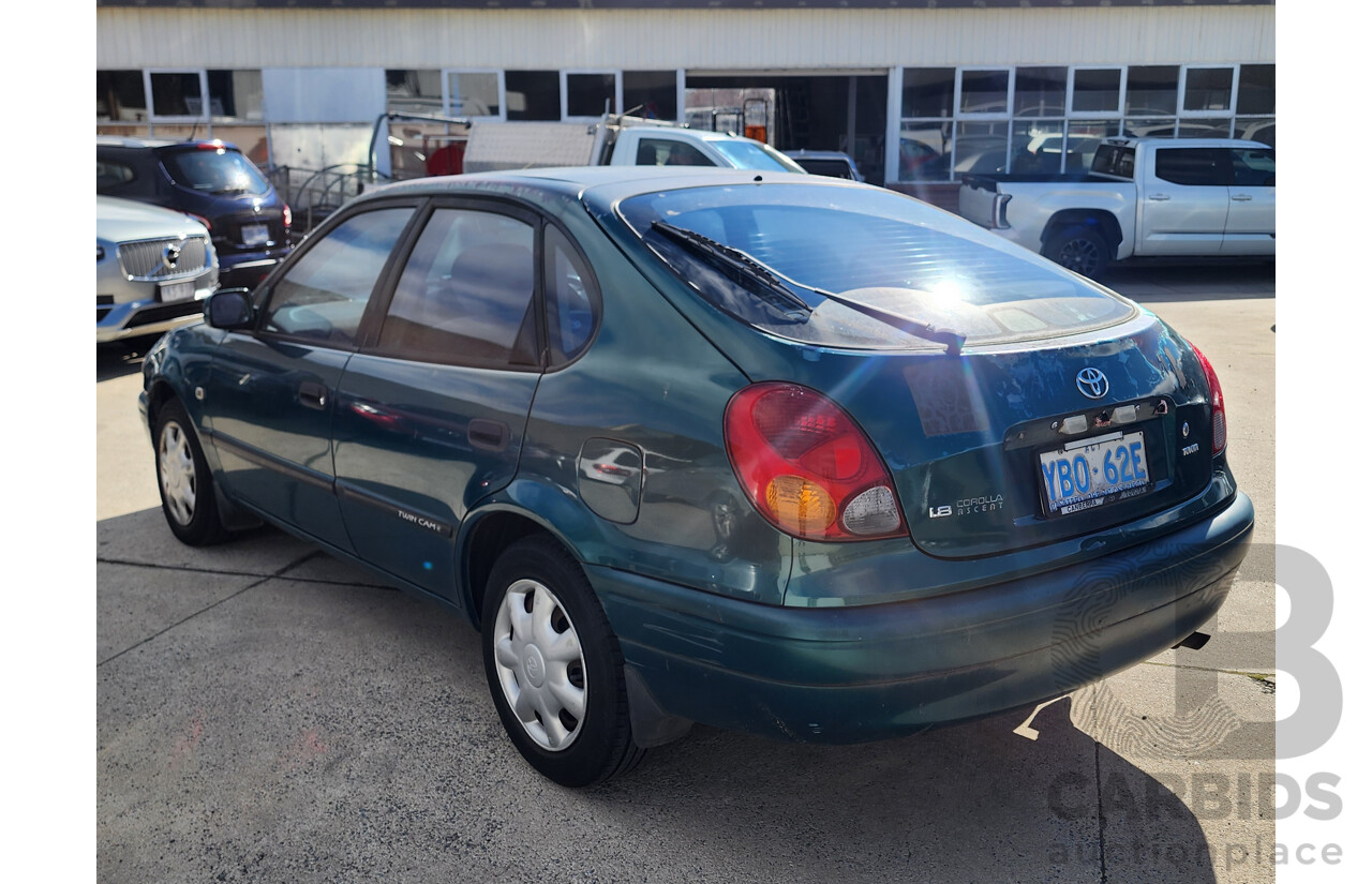 03/2001 Toyota Corolla Ascent SECA AE112R 5d Liftback Green 1.8L