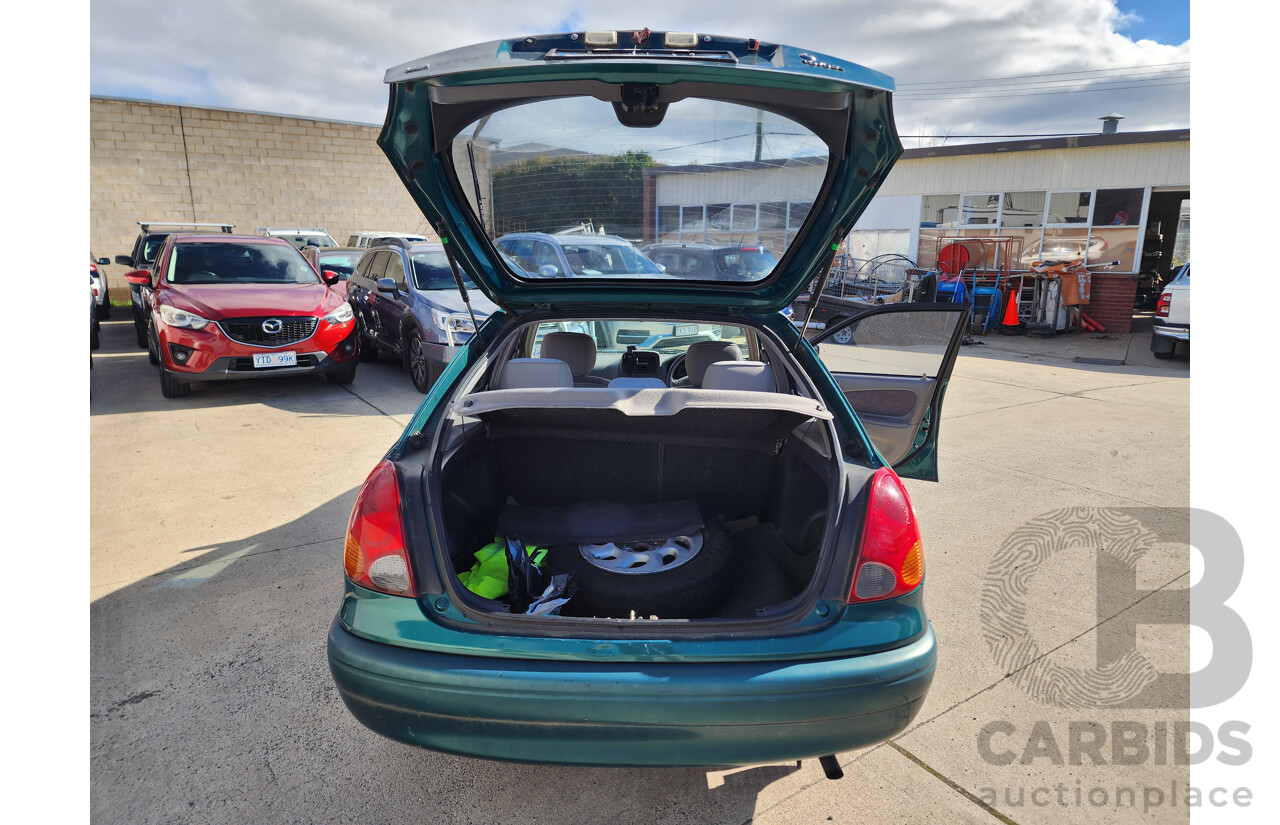 03/2001 Toyota Corolla Ascent SECA AE112R 5d Liftback Green 1.8L