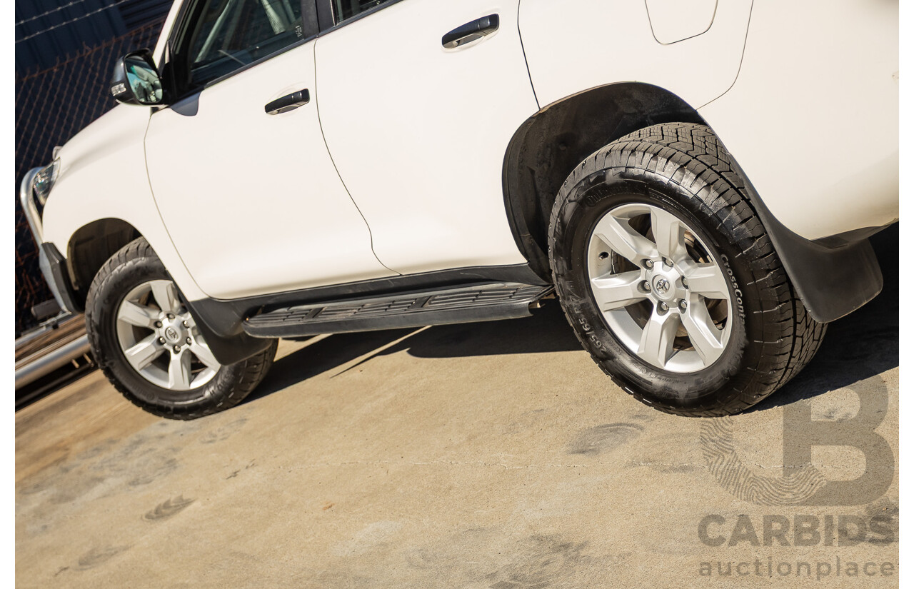 4/2016 Toyota Landcruiser Prado GX (4x4) GDJ150R MY16 4d Wagon Glacier White Turbo Diesel 2.8L