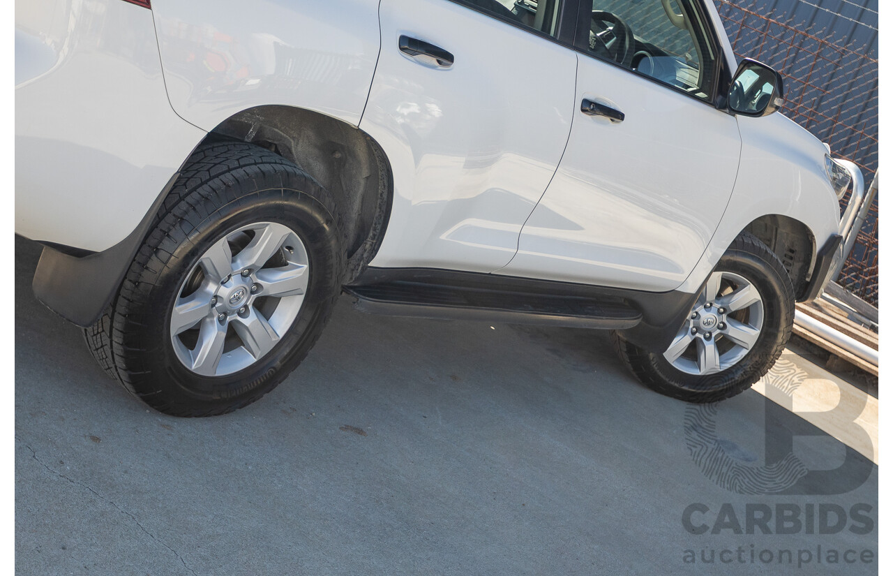 4/2016 Toyota Landcruiser Prado GX (4x4) GDJ150R MY16 4d Wagon Glacier White Turbo Diesel 2.8L