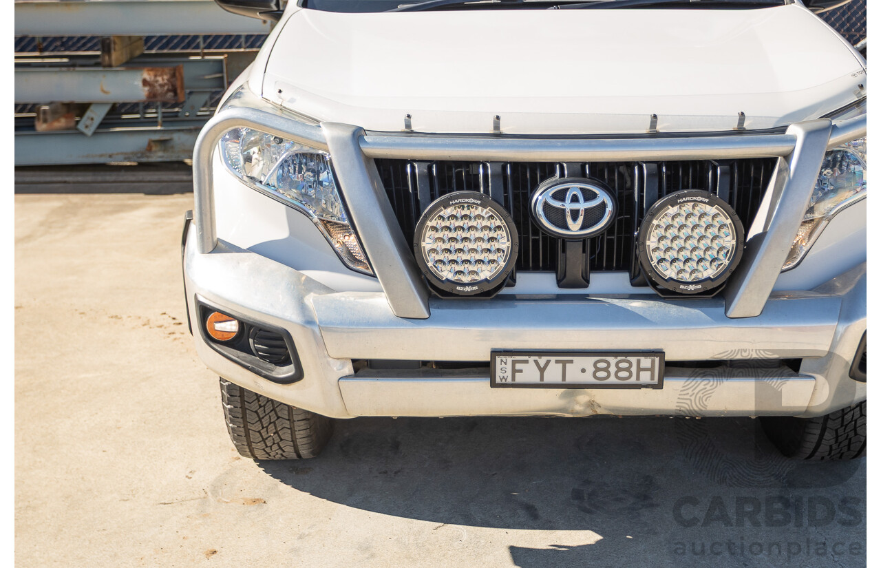 4/2016 Toyota Landcruiser Prado GX (4x4) GDJ150R MY16 4d Wagon Glacier White Turbo Diesel 2.8L