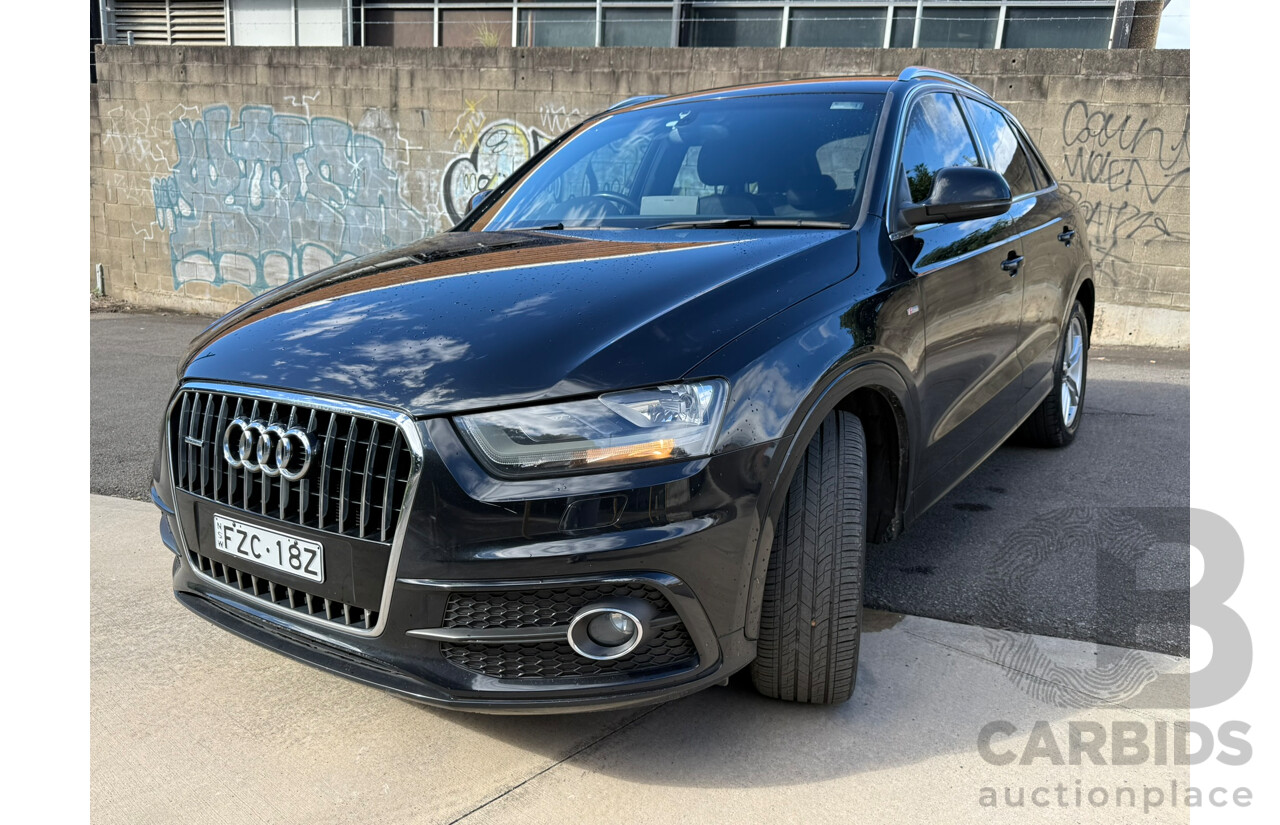 06/2012 Audi Q3 2.0 TFSI QUATTRO (155kW) (AWD) 8U 4D Wagon Phantom Black Pearlescent 2.0L