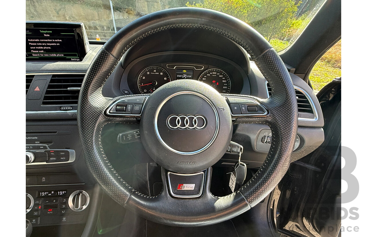 06/2012 Audi Q3 2.0 TFSI QUATTRO (155kW) (AWD) 8U 4D Wagon Phantom Black Pearlescent 2.0L