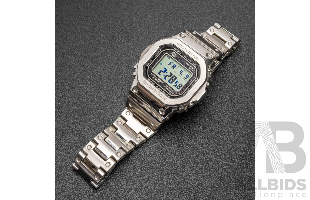 Casio G-Shock Full Metal Solar Power/Bluetooth Watch - GMW-B5000D-1