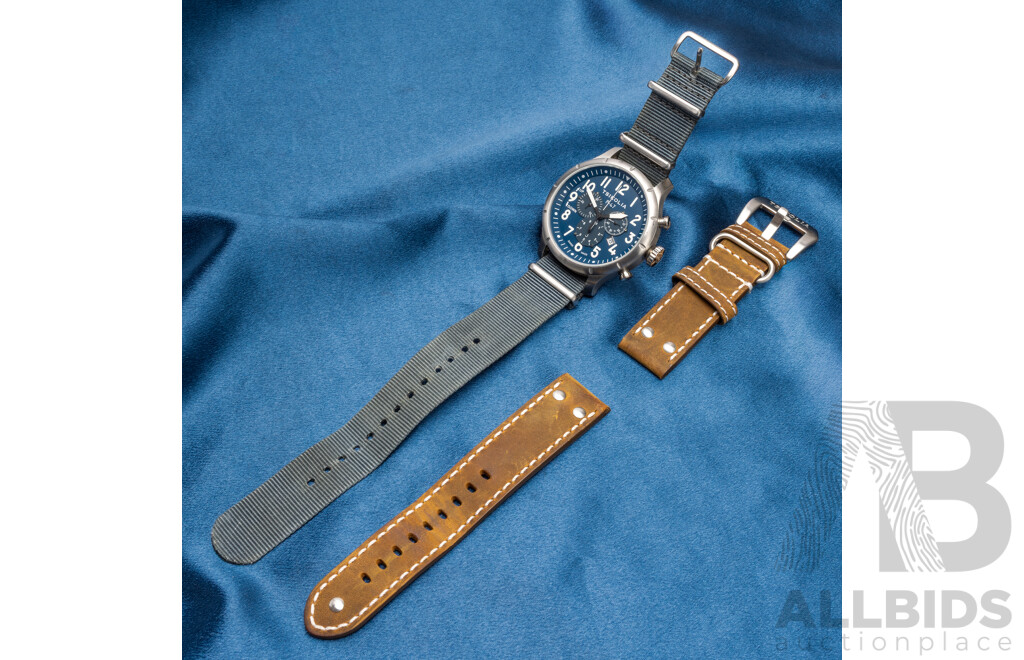 Limited Edition Blue Tsikolia P-47 Thunderbolt Swiss Quartz Chronograph Watch - 146/300