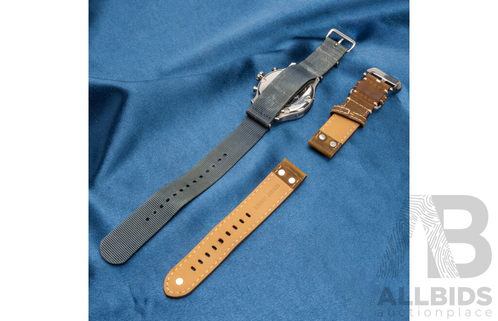 Limited Edition Blue Tsikolia P-47 Thunderbolt Swiss Quartz Chronograph Watch - 146/300