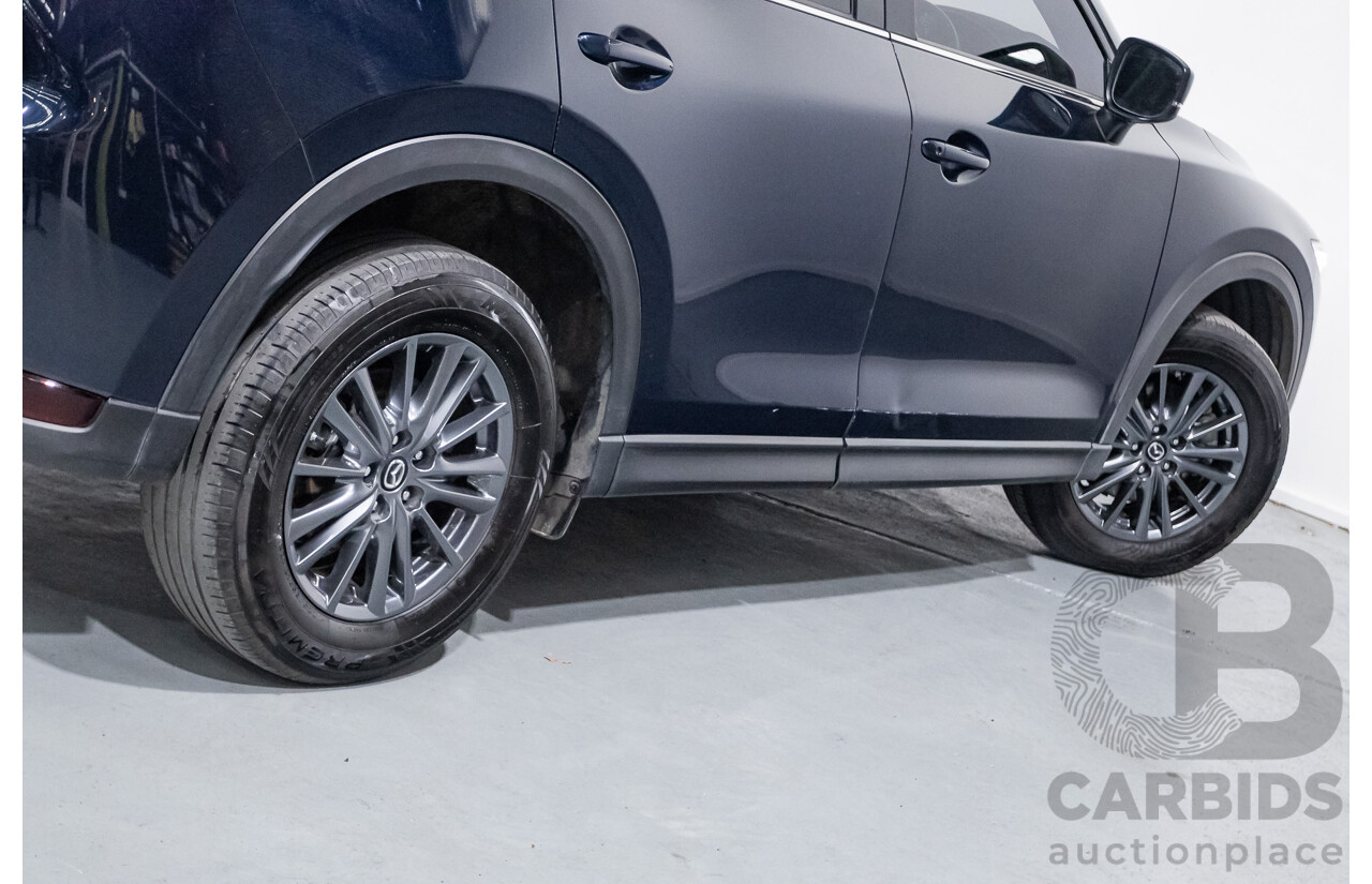 5/2021 Mazda CX-5 Maxx Sport (AWD) CX5K 4d Wagon Deep Crystal Blue Mica Twin Turbo 2.2L