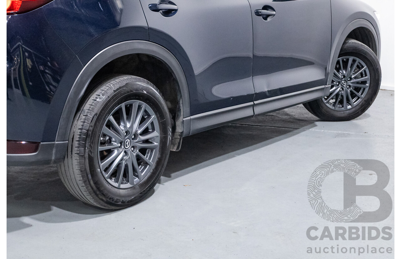 5/2021 Mazda CX-5 Maxx Sport (AWD) CX5K 4d Wagon Deep Crystal Blue Mica Twin Turbo 2.2L