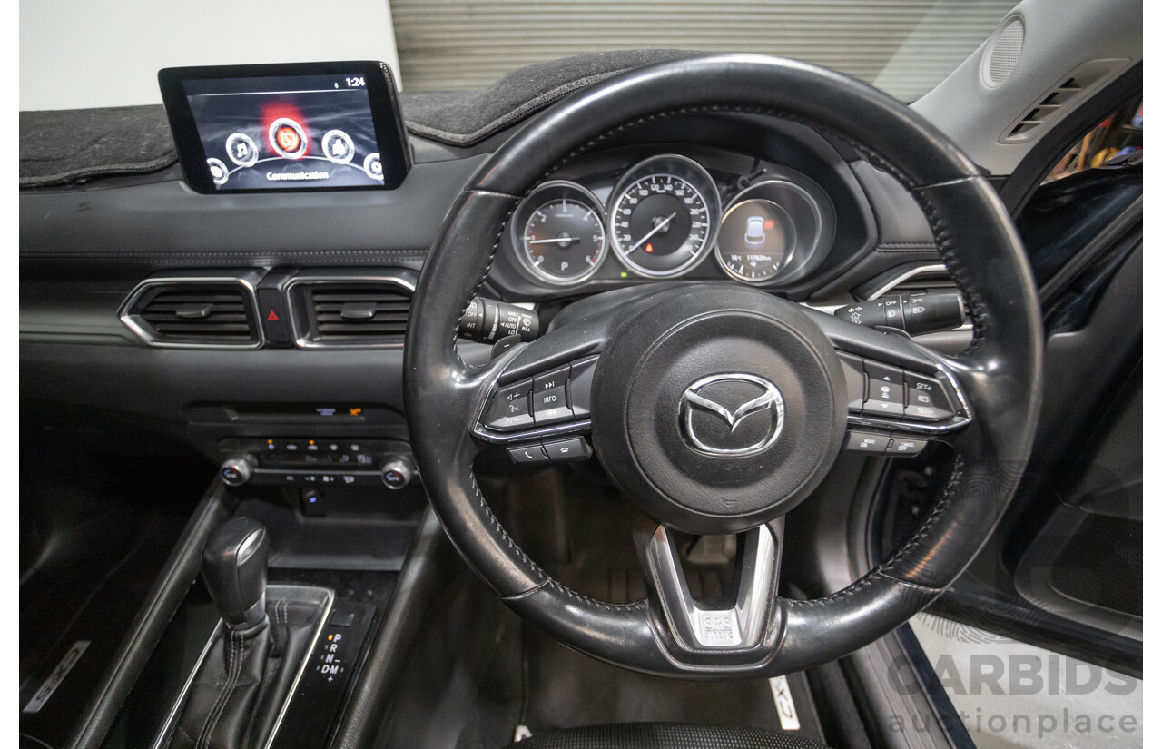 5/2021 Mazda CX-5 Maxx Sport (AWD) CX5K 4d Wagon Deep Crystal Blue Mica Twin Turbo 2.2L