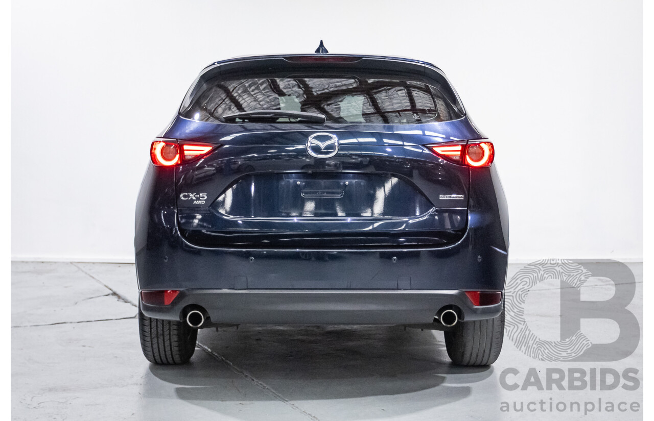 5/2021 Mazda CX-5 Maxx Sport (AWD) CX5K 4d Wagon Deep Crystal Blue Mica Twin Turbo 2.2L