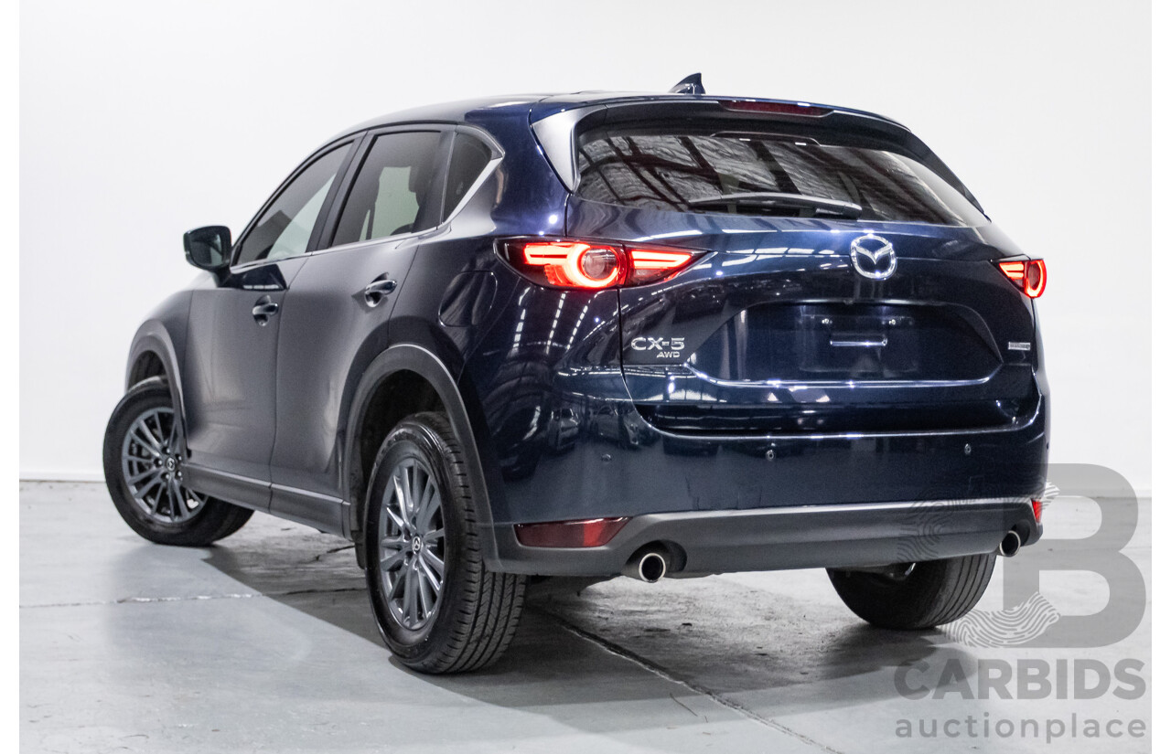 5/2021 Mazda CX-5 Maxx Sport (AWD) CX5K 4d Wagon Deep Crystal Blue Mica Twin Turbo 2.2L