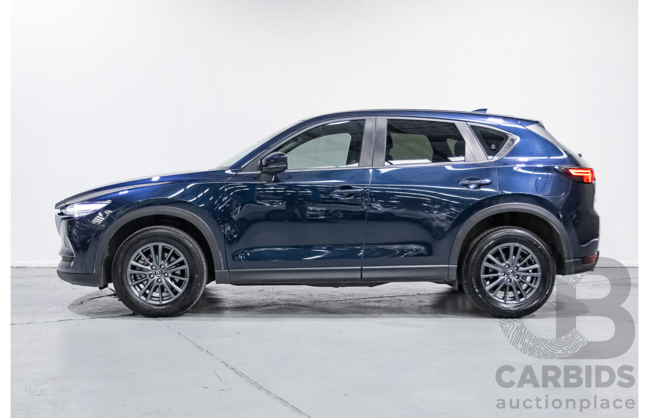 5/2021 Mazda CX-5 Maxx Sport (AWD) CX5K 4d Wagon Deep Crystal Blue Mica Twin Turbo 2.2L