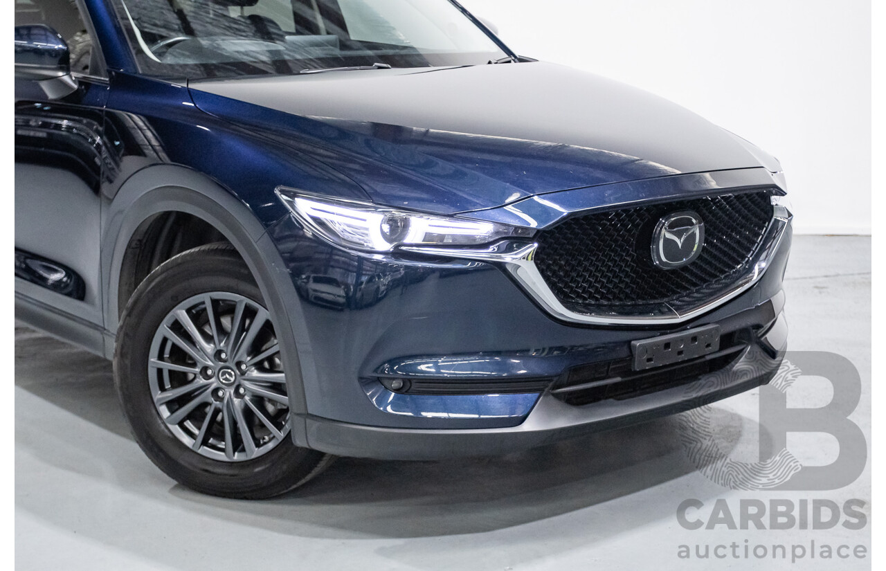 5/2021 Mazda CX-5 Maxx Sport (AWD) CX5K 4d Wagon Deep Crystal Blue Mica Twin Turbo 2.2L