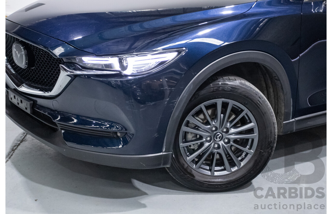 5/2021 Mazda CX-5 Maxx Sport (AWD) CX5K 4d Wagon Deep Crystal Blue Mica Twin Turbo 2.2L