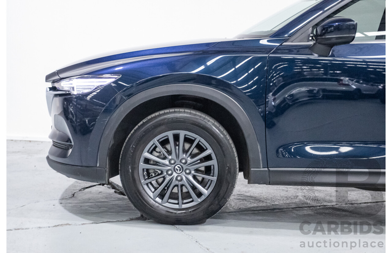 5/2021 Mazda CX-5 Maxx Sport (AWD) CX5K 4d Wagon Deep Crystal Blue Mica Twin Turbo 2.2L