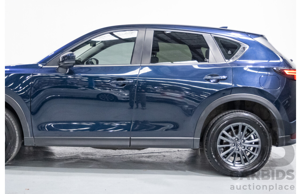 5/2021 Mazda CX-5 Maxx Sport (AWD) CX5K 4d Wagon Deep Crystal Blue Mica Twin Turbo 2.2L