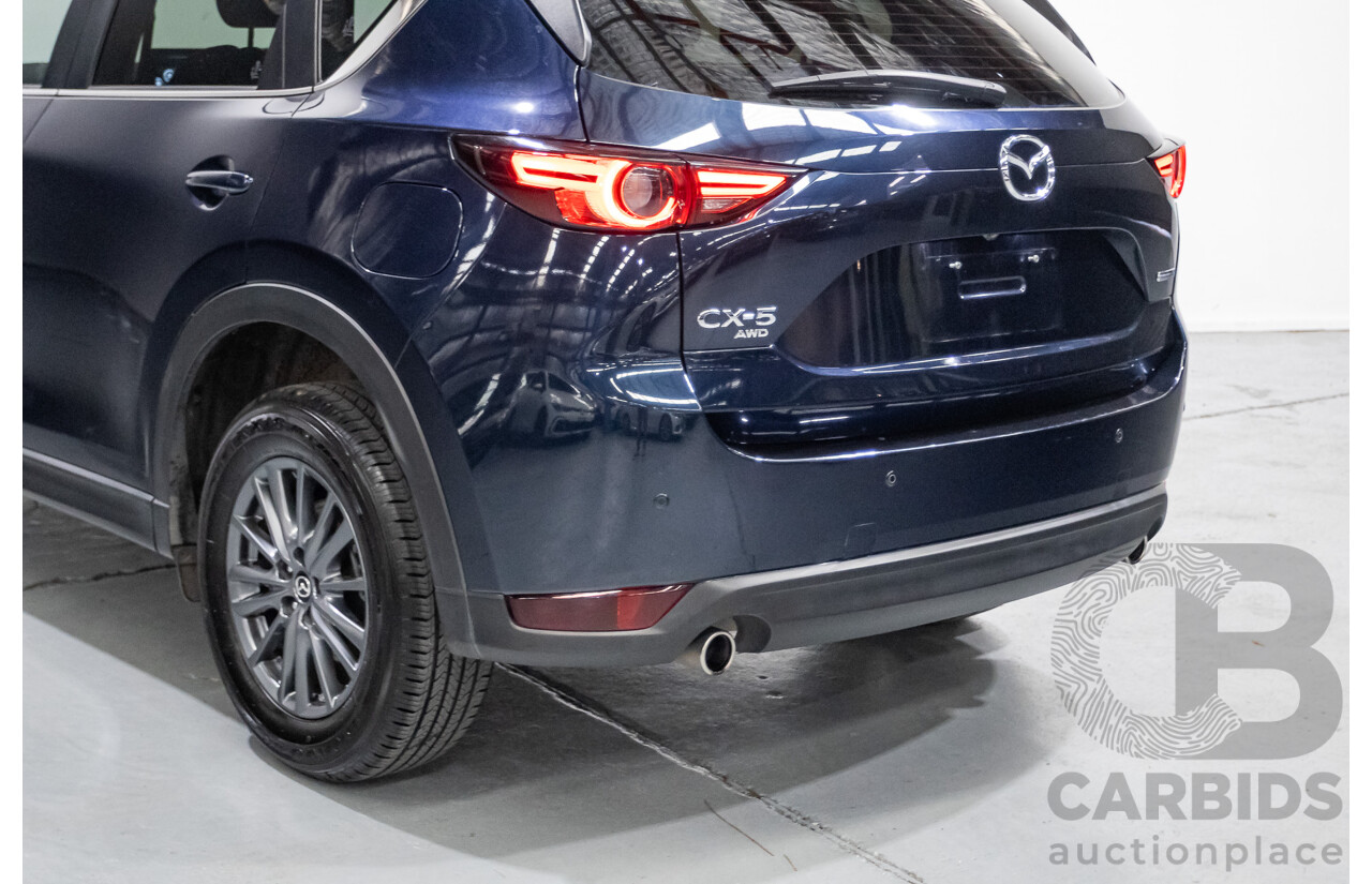 5/2021 Mazda CX-5 Maxx Sport (AWD) CX5K 4d Wagon Deep Crystal Blue Mica Twin Turbo 2.2L
