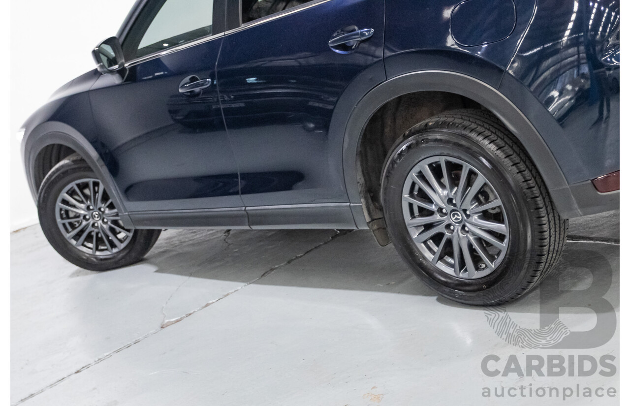 5/2021 Mazda CX-5 Maxx Sport (AWD) CX5K 4d Wagon Deep Crystal Blue Mica Twin Turbo 2.2L