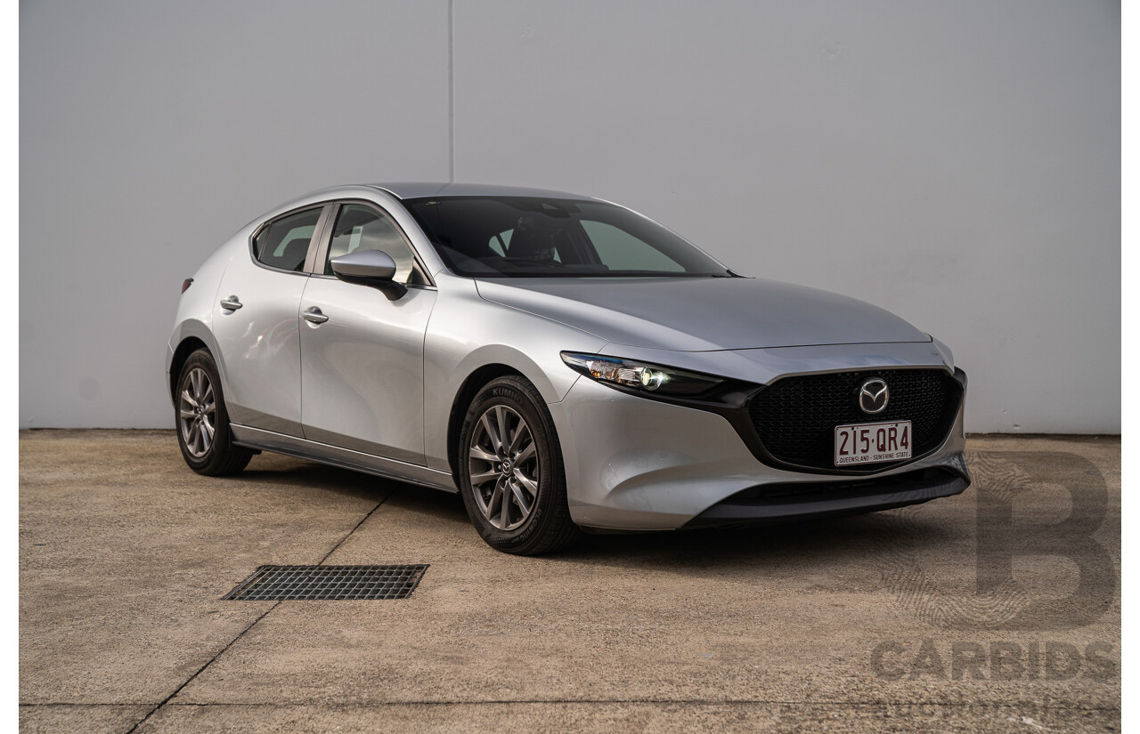03/2020 Mazda 3 Pure G20 BP MY20 4d Hatch Sonic Silver 2.0L