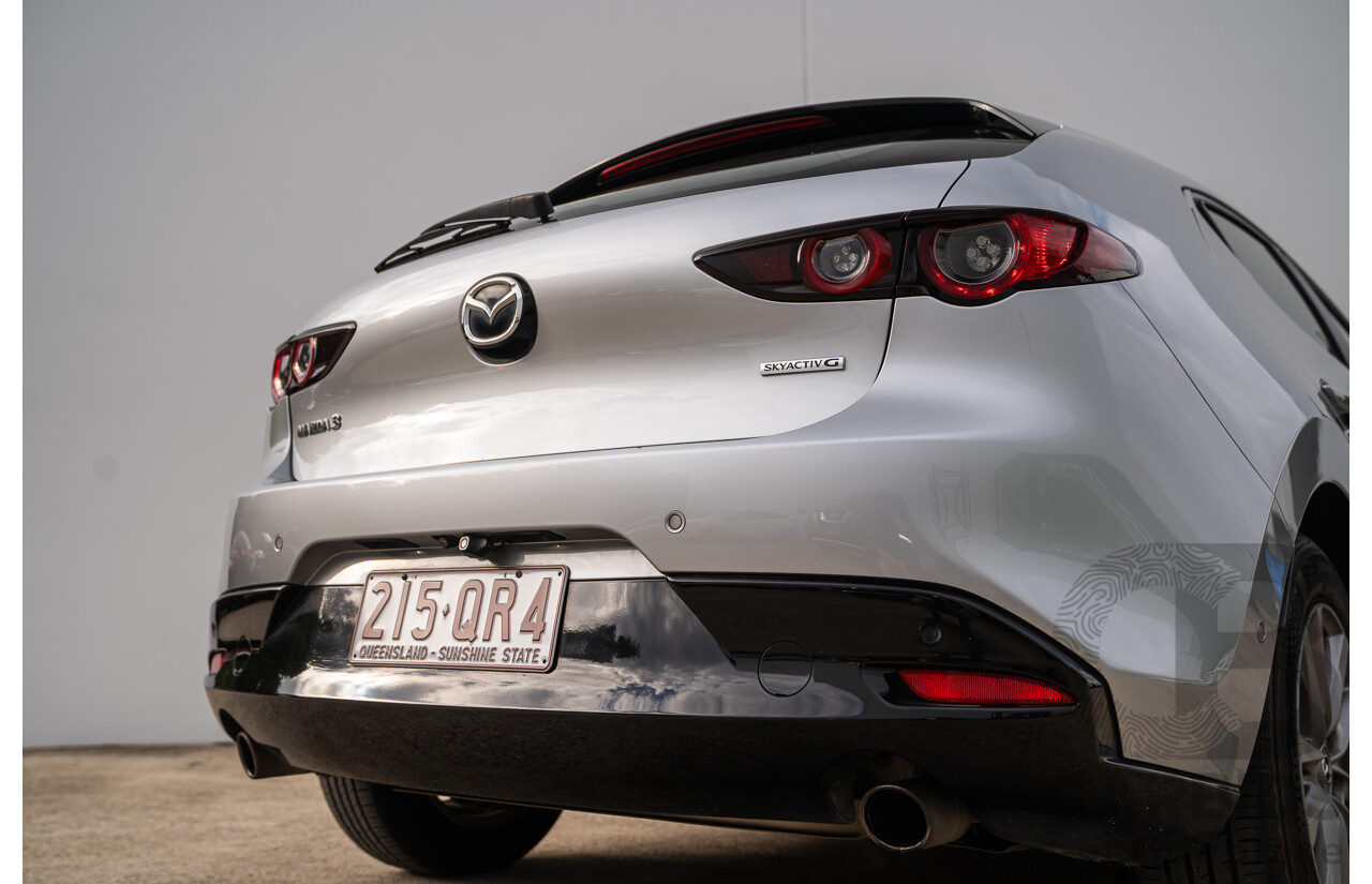 03/2020 Mazda 3 Pure G20 BP MY20 4d Hatch Sonic Silver 2.0L