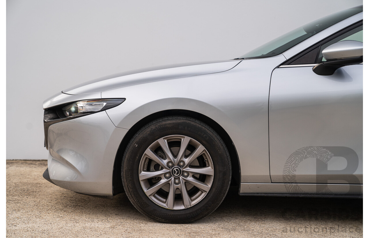 03/2020 Mazda 3 Pure G20 BP MY20 4d Hatch Sonic Silver 2.0L