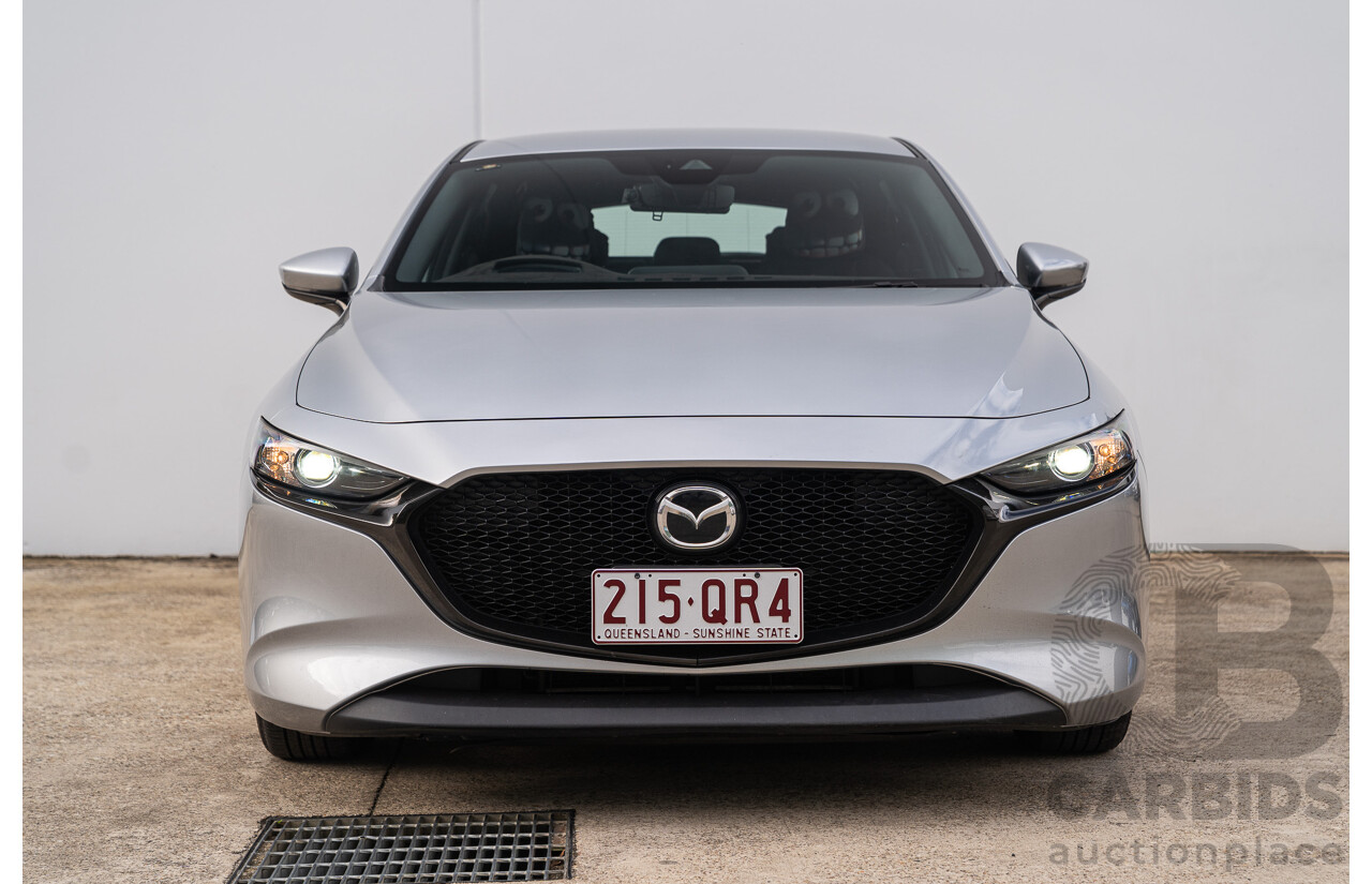 03/2020 Mazda 3 Pure G20 BP MY20 4d Hatch Sonic Silver 2.0L