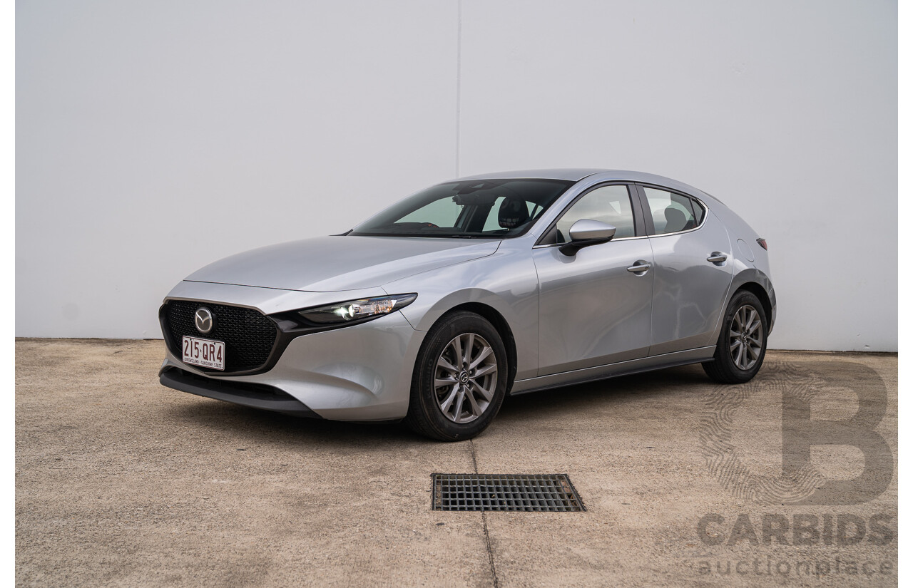 03/2020 Mazda 3 Pure G20 BP MY20 4d Hatch Sonic Silver 2.0L