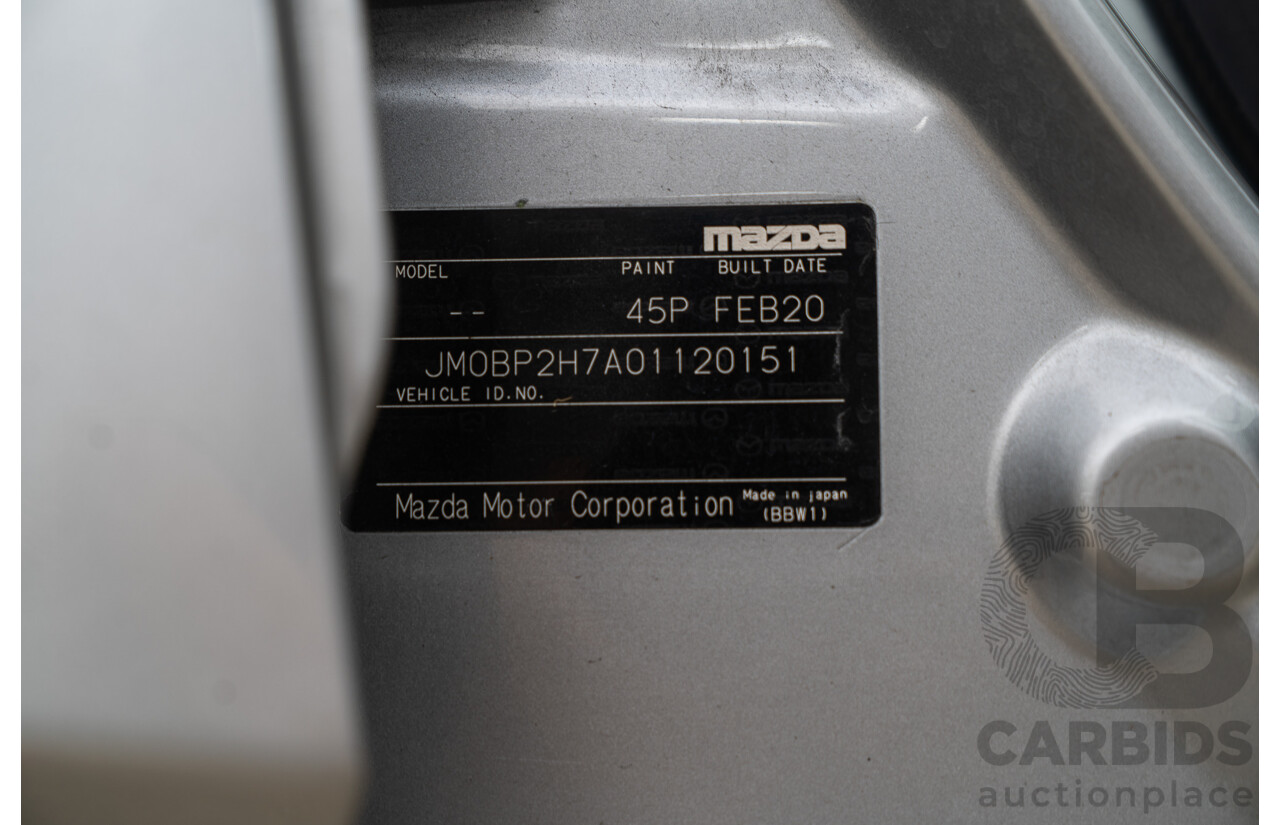 03/2020 Mazda 3 Pure G20 BP MY20 4d Hatch Sonic Silver 2.0L