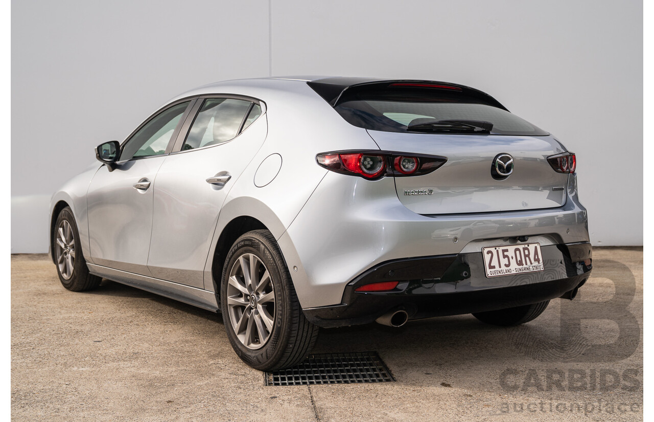 03/2020 Mazda 3 Pure G20 BP MY20 4d Hatch Sonic Silver 2.0L