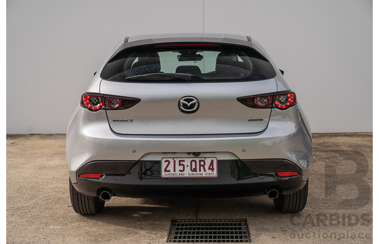 03/2020 Mazda 3 Pure G20 BP MY20 4d Hatch Sonic Silver 2.0L