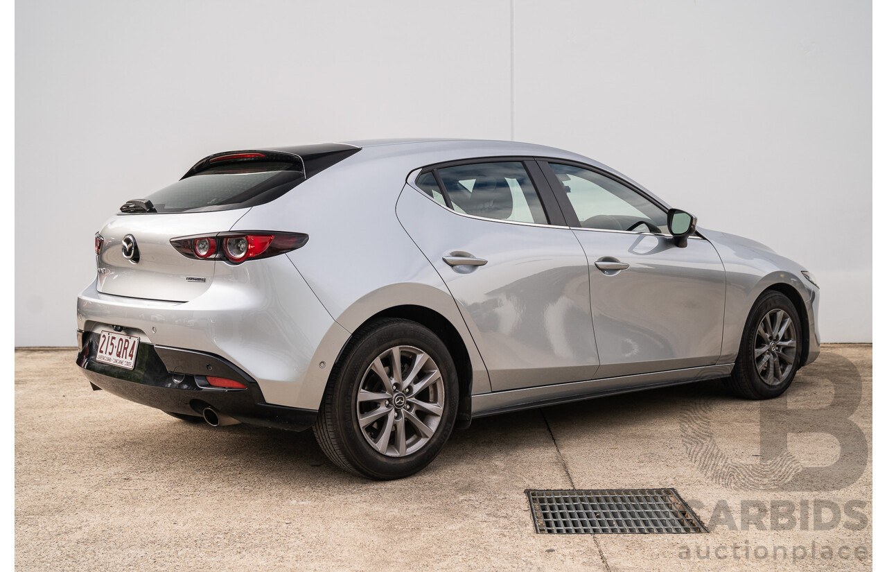 03/2020 Mazda 3 Pure G20 BP MY20 4d Hatch Sonic Silver 2.0L