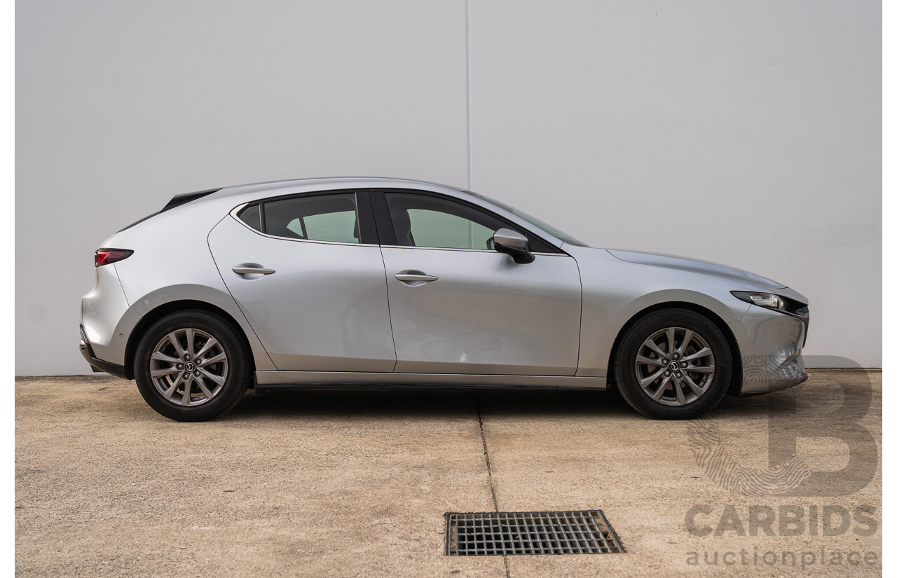 03/2020 Mazda 3 Pure G20 BP MY20 4d Hatch Sonic Silver 2.0L