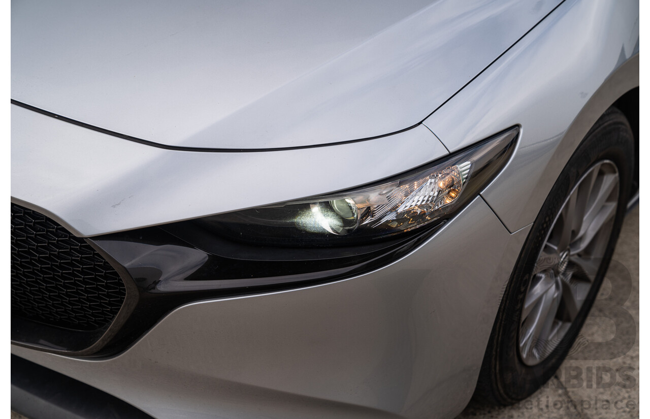 03/2020 Mazda 3 Pure G20 BP MY20 4d Hatch Sonic Silver 2.0L