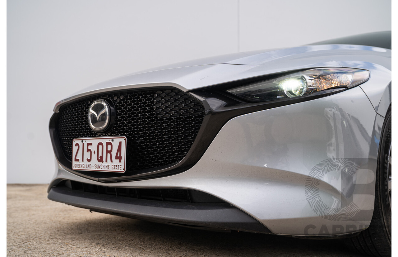 03/2020 Mazda 3 Pure G20 BP MY20 4d Hatch Sonic Silver 2.0L