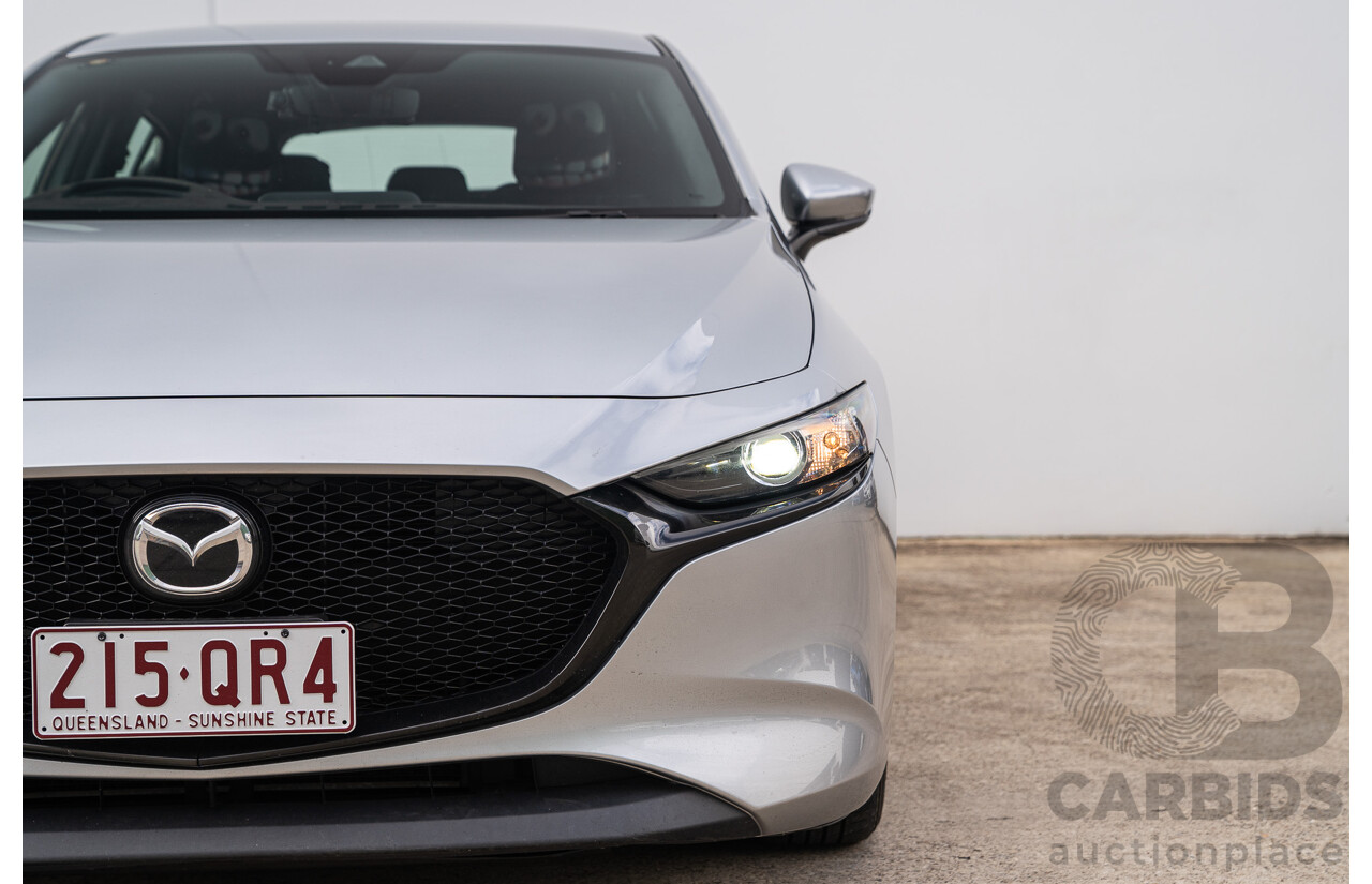 03/2020 Mazda 3 Pure G20 BP MY20 4d Hatch Sonic Silver 2.0L