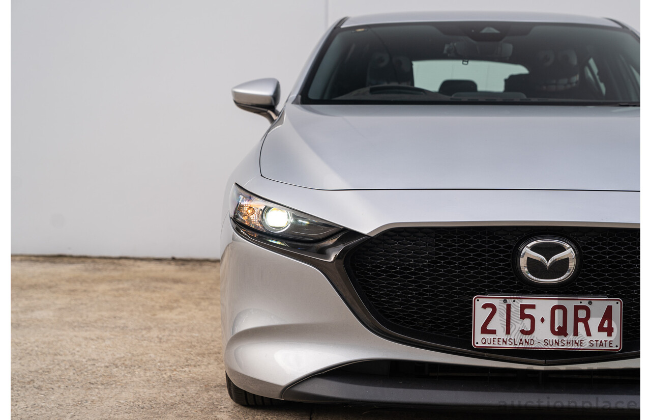 03/2020 Mazda 3 Pure G20 BP MY20 4d Hatch Sonic Silver 2.0L