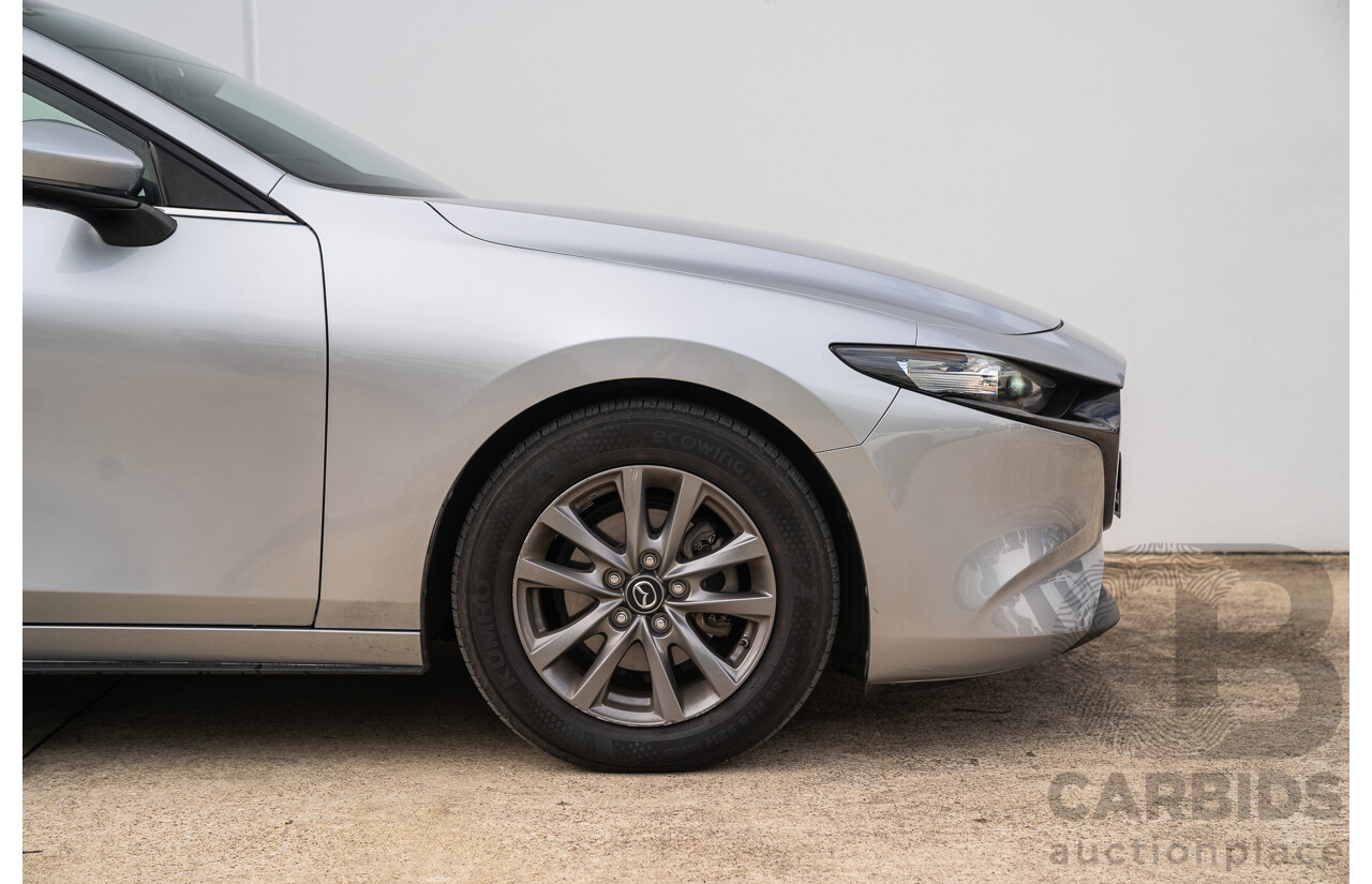 03/2020 Mazda 3 Pure G20 BP MY20 4d Hatch Sonic Silver 2.0L
