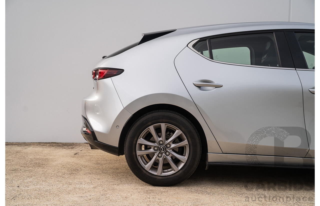 03/2020 Mazda 3 Pure G20 BP MY20 4d Hatch Sonic Silver 2.0L